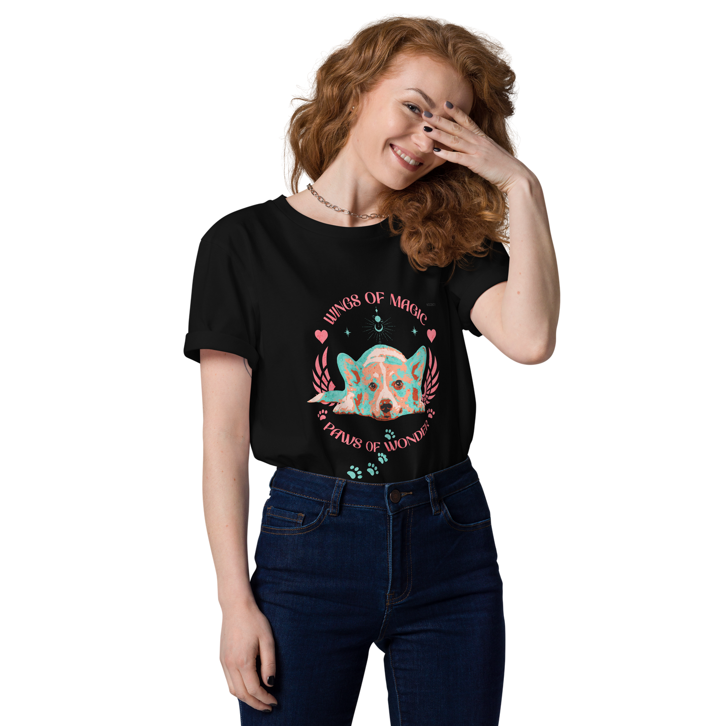 Unisex Organic Cotton Tee - Corgi