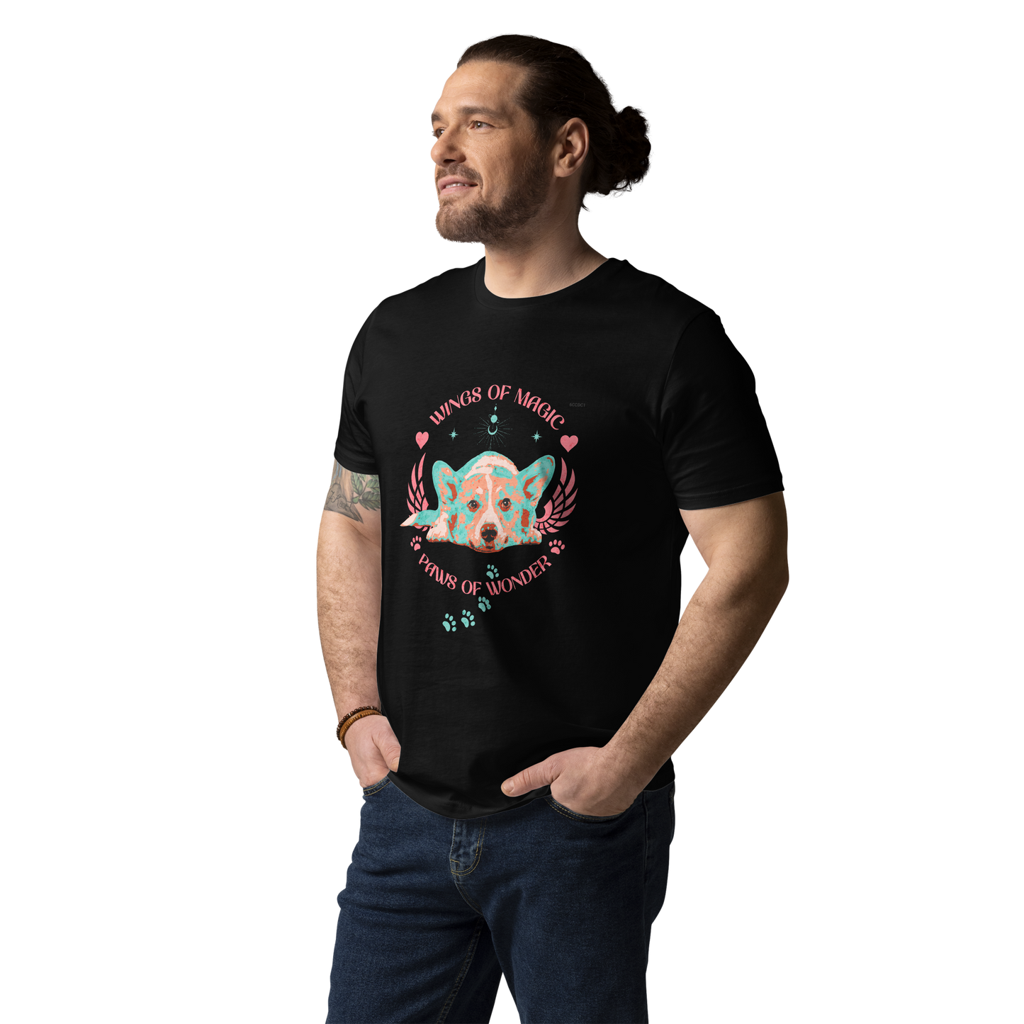 Unisex Organic Cotton Tee - Corgi