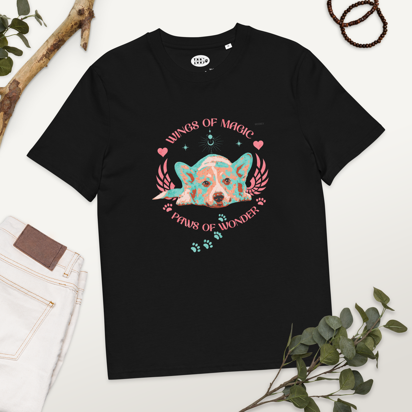 Unisex Organic Cotton Tee - Corgi