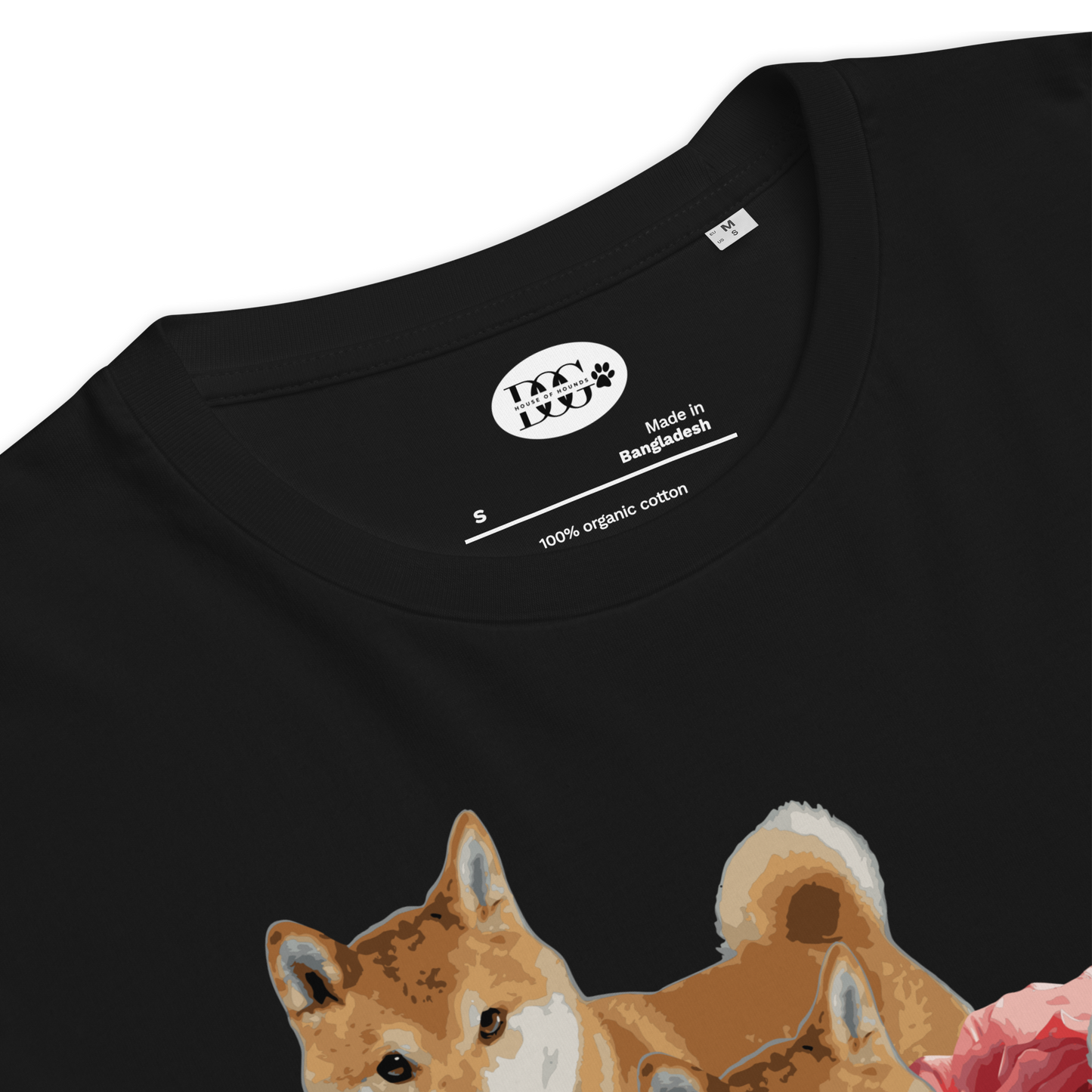 Unisex Organic Cotton Tee - Shiba Inu