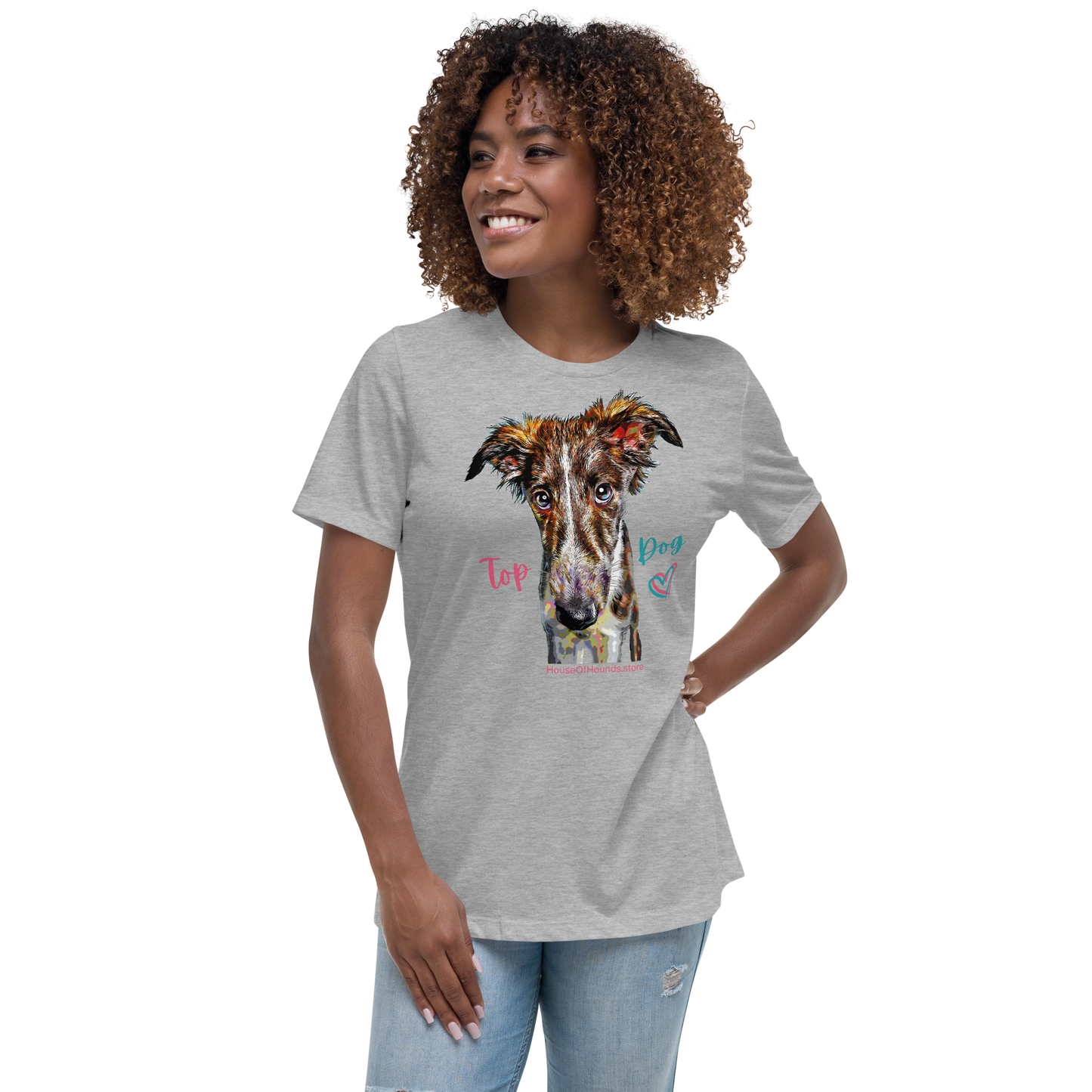 Women's Relaxed Tee - Silken Windhound