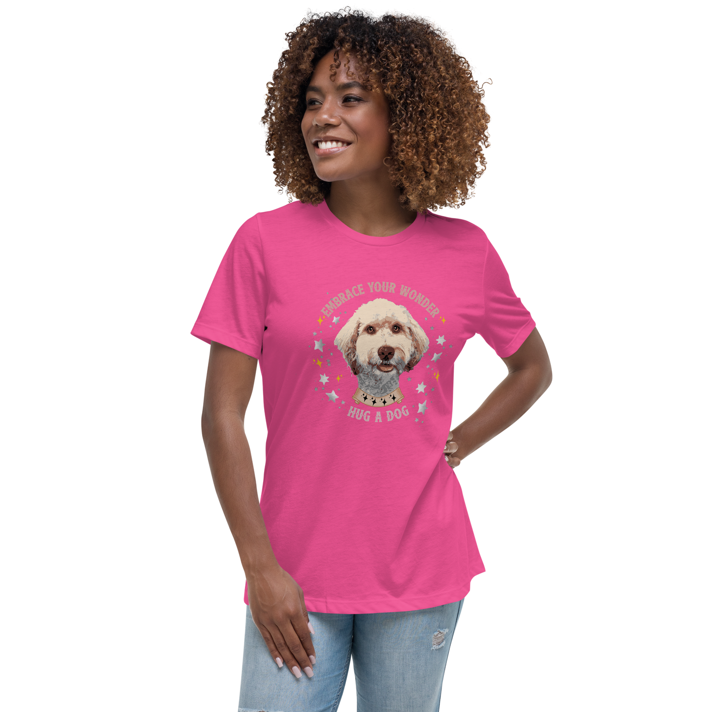 Women's Relaxed Tee - Aussiedoodle