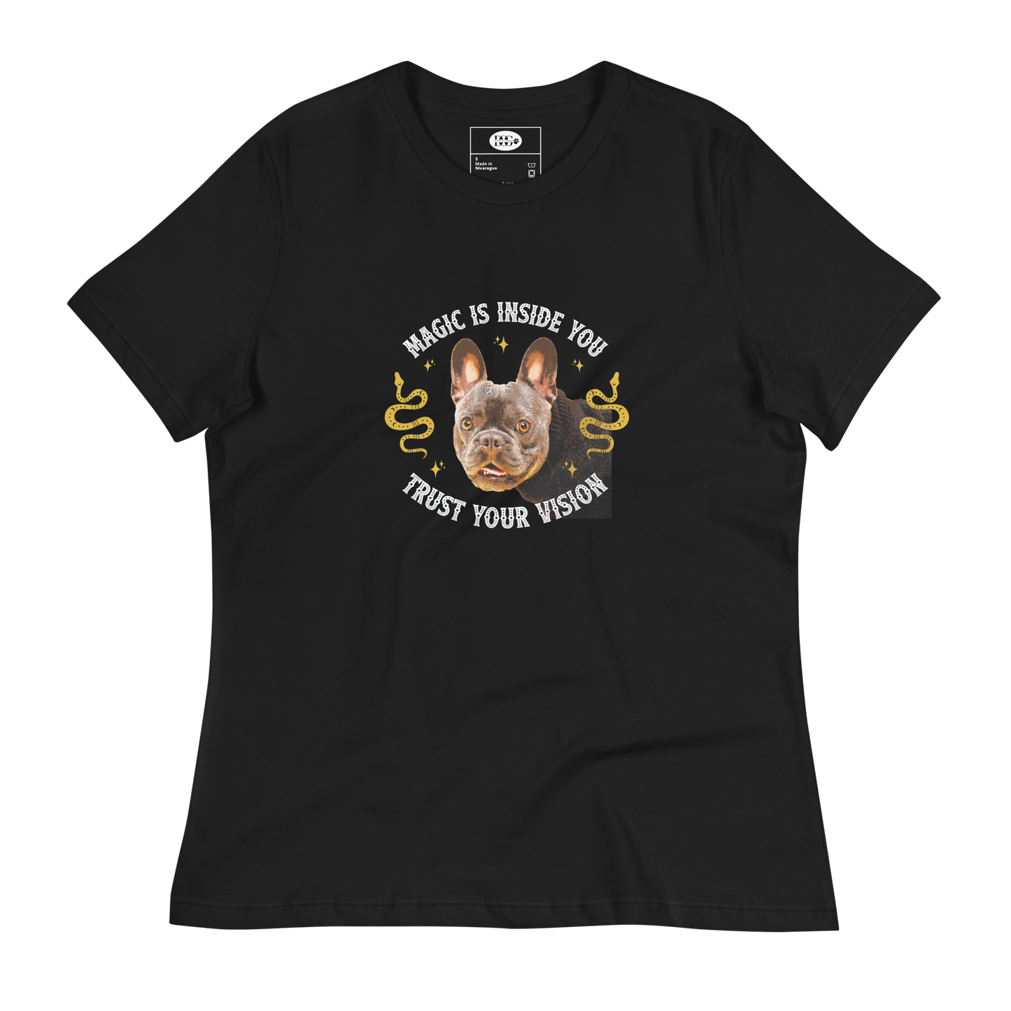 Women's Relaxed Tee - French Bulldog