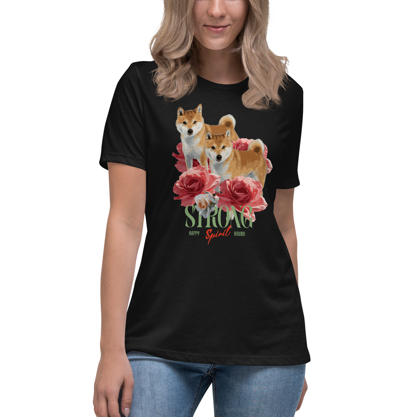 Women's Relaxed Tee - Shiba Inu