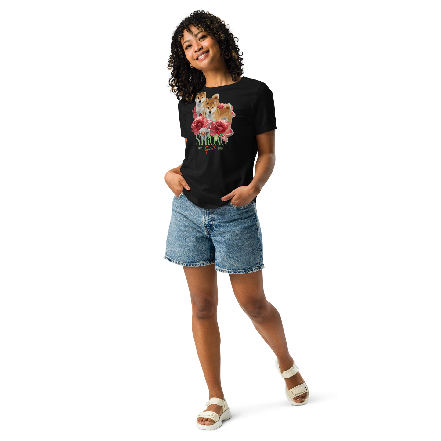 Women's Relaxed Tee - Shiba Inu