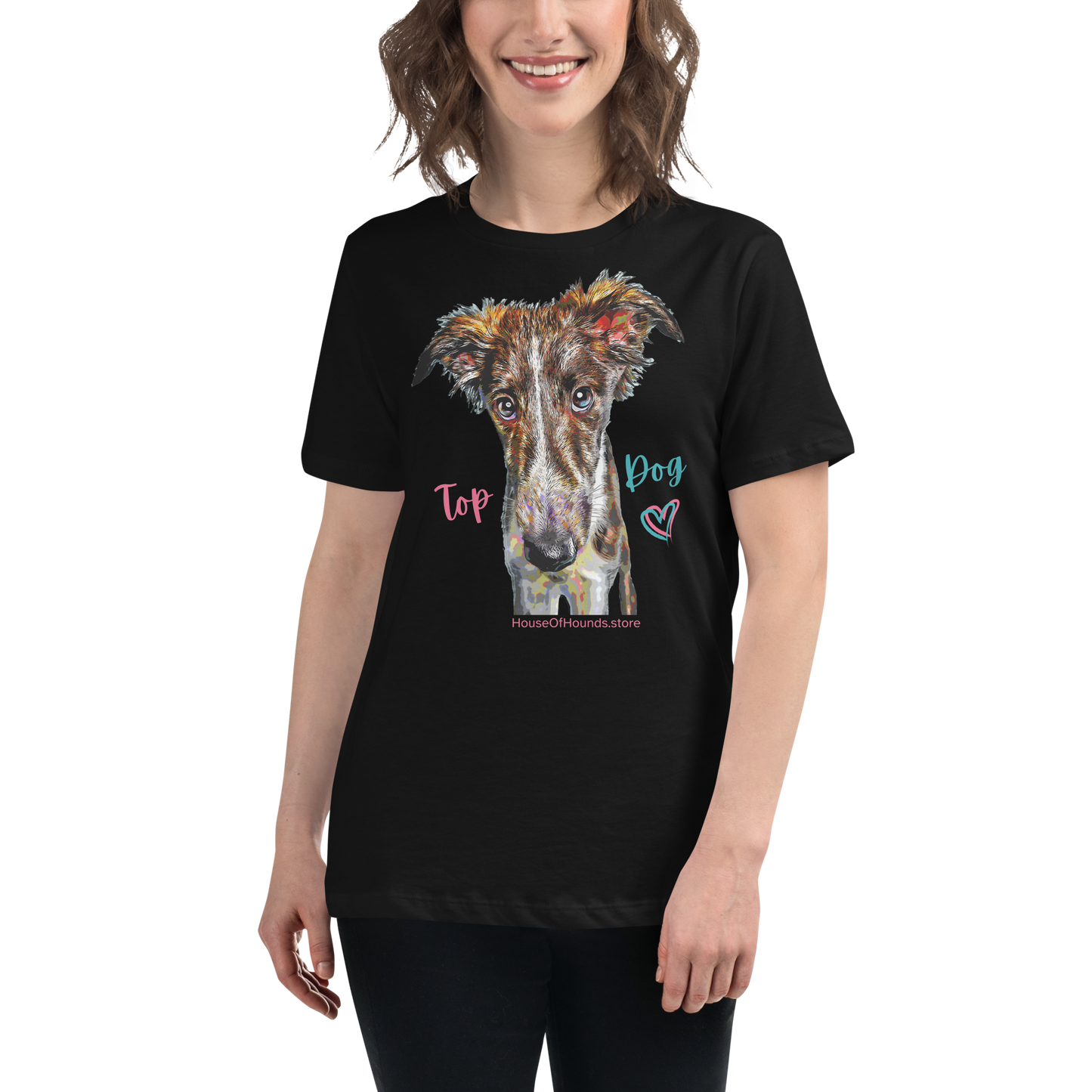 Women's Relaxed Tee - Silken Windhound