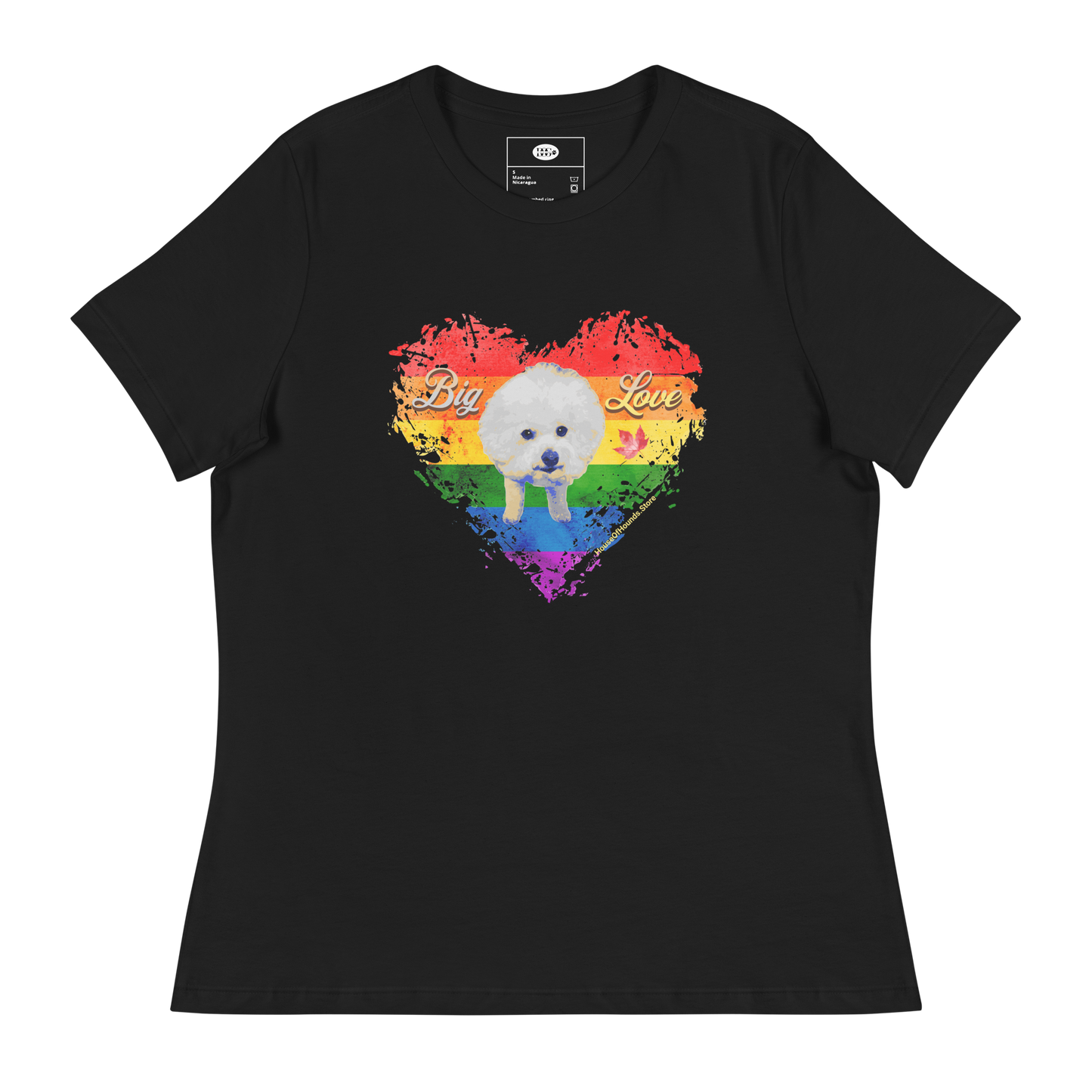 Women's Relaxed Tee - Bichon Frisé