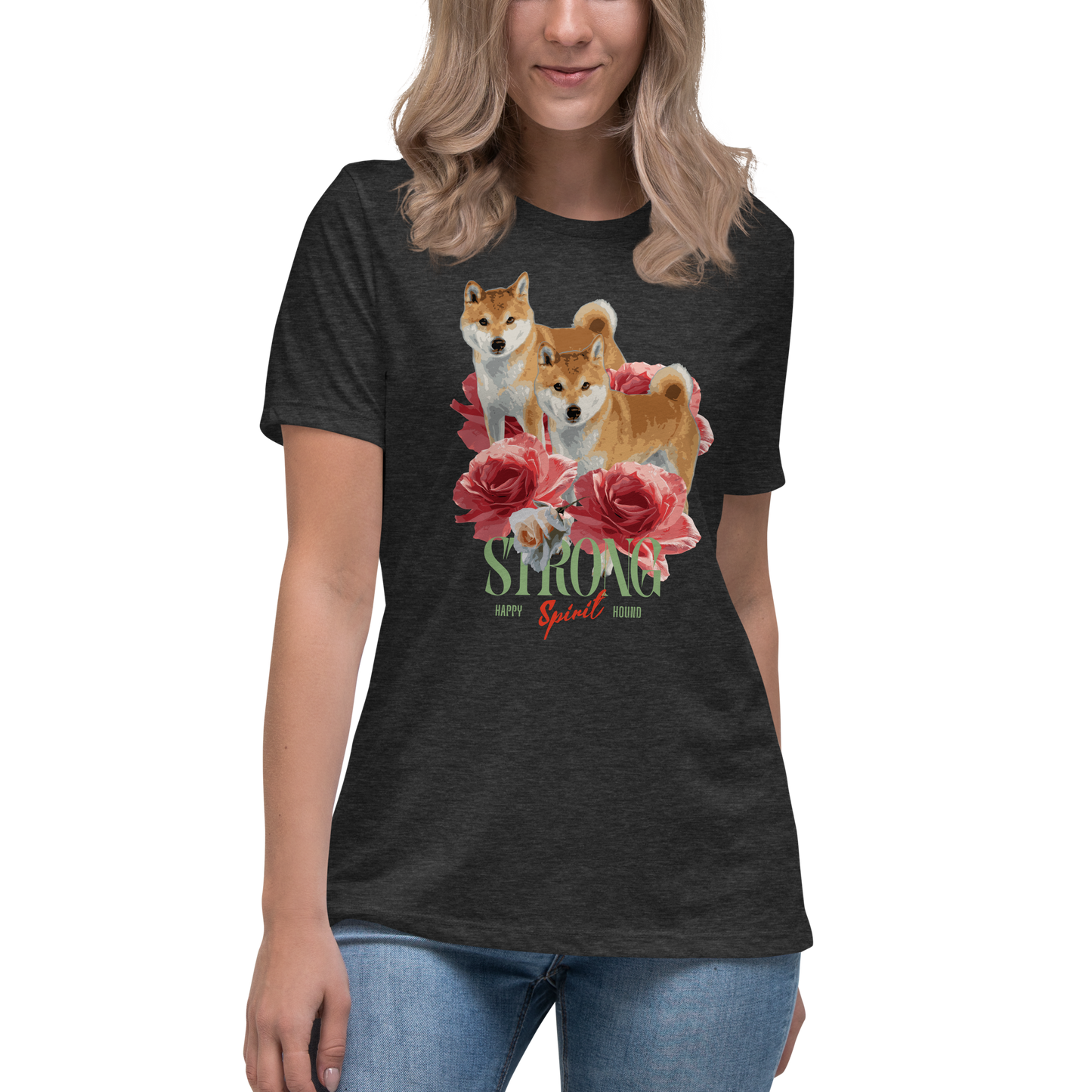 Women's Relaxed Tee - Shiba Inu
