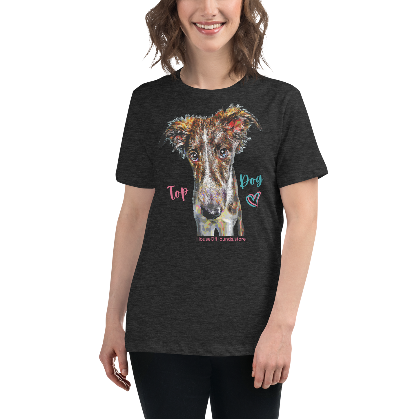 Women's Relaxed Tee - Silken Windhound