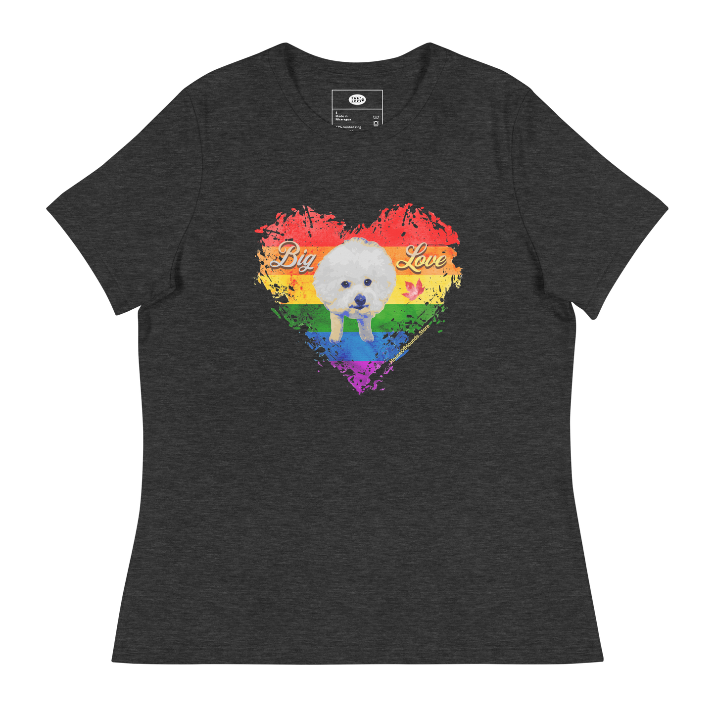 Women's Relaxed Tee - Bichon Frisé