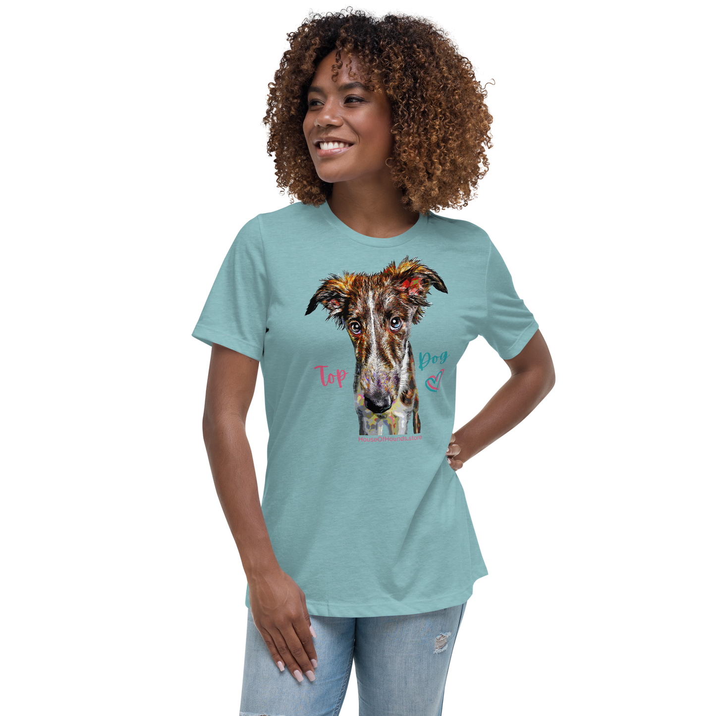 Women's Relaxed Tee - Silken Windhound