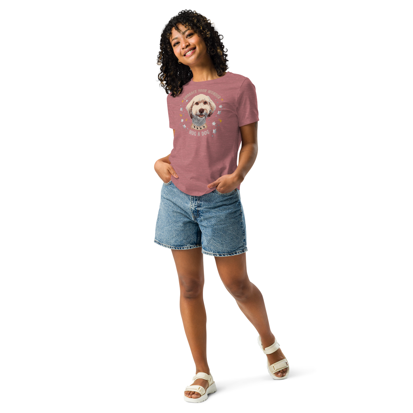 Women's Relaxed Tee - Aussiedoodle