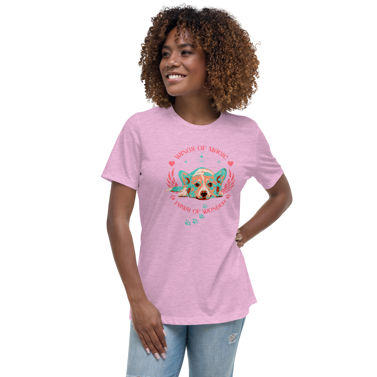 Women's Relaxed Tee - Corgi