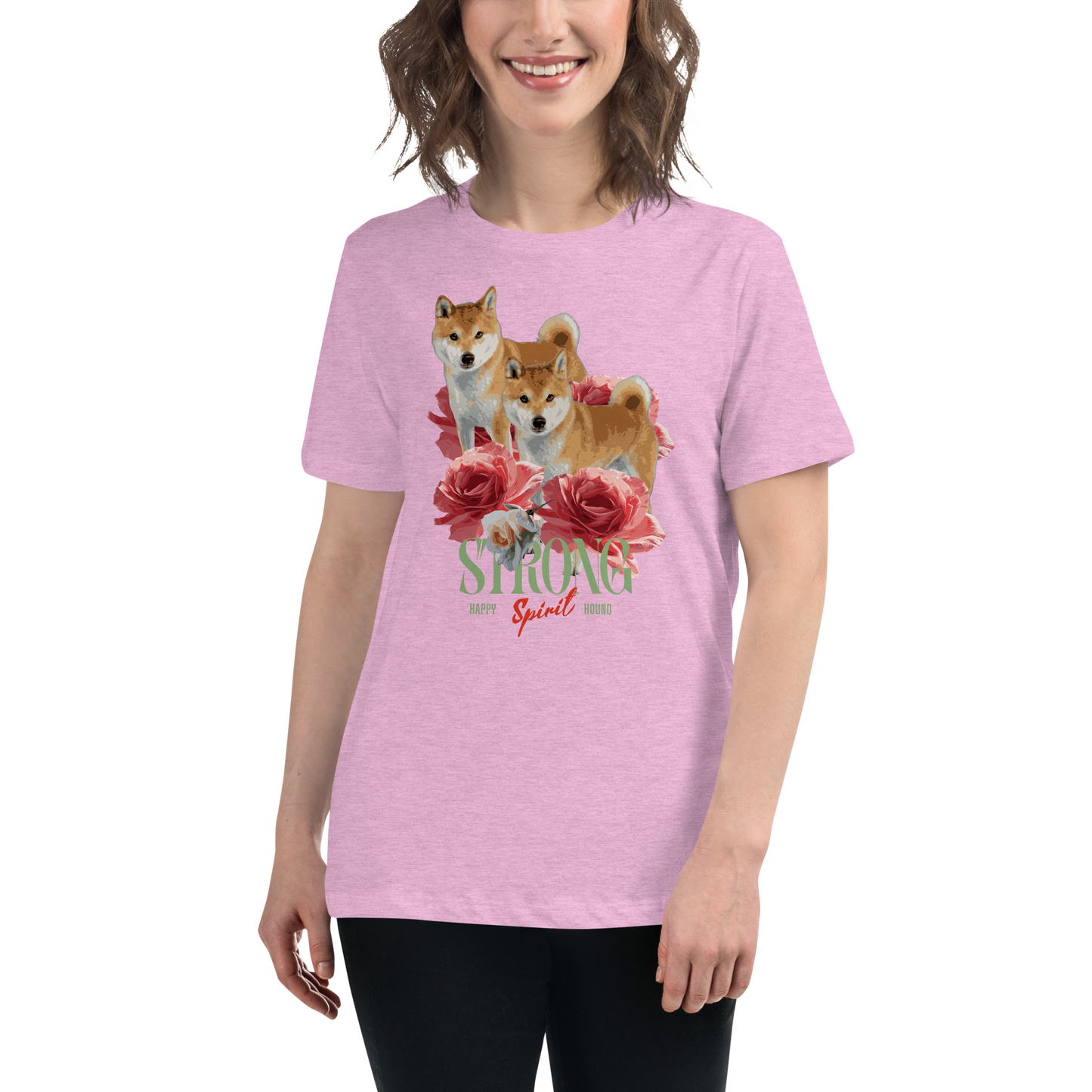 Women's Relaxed Tee - Shiba Inu