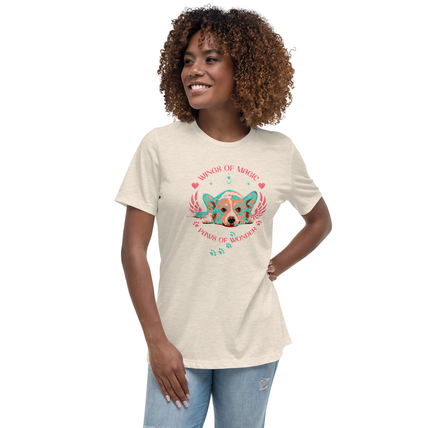 Women's Relaxed Tee - Corgi