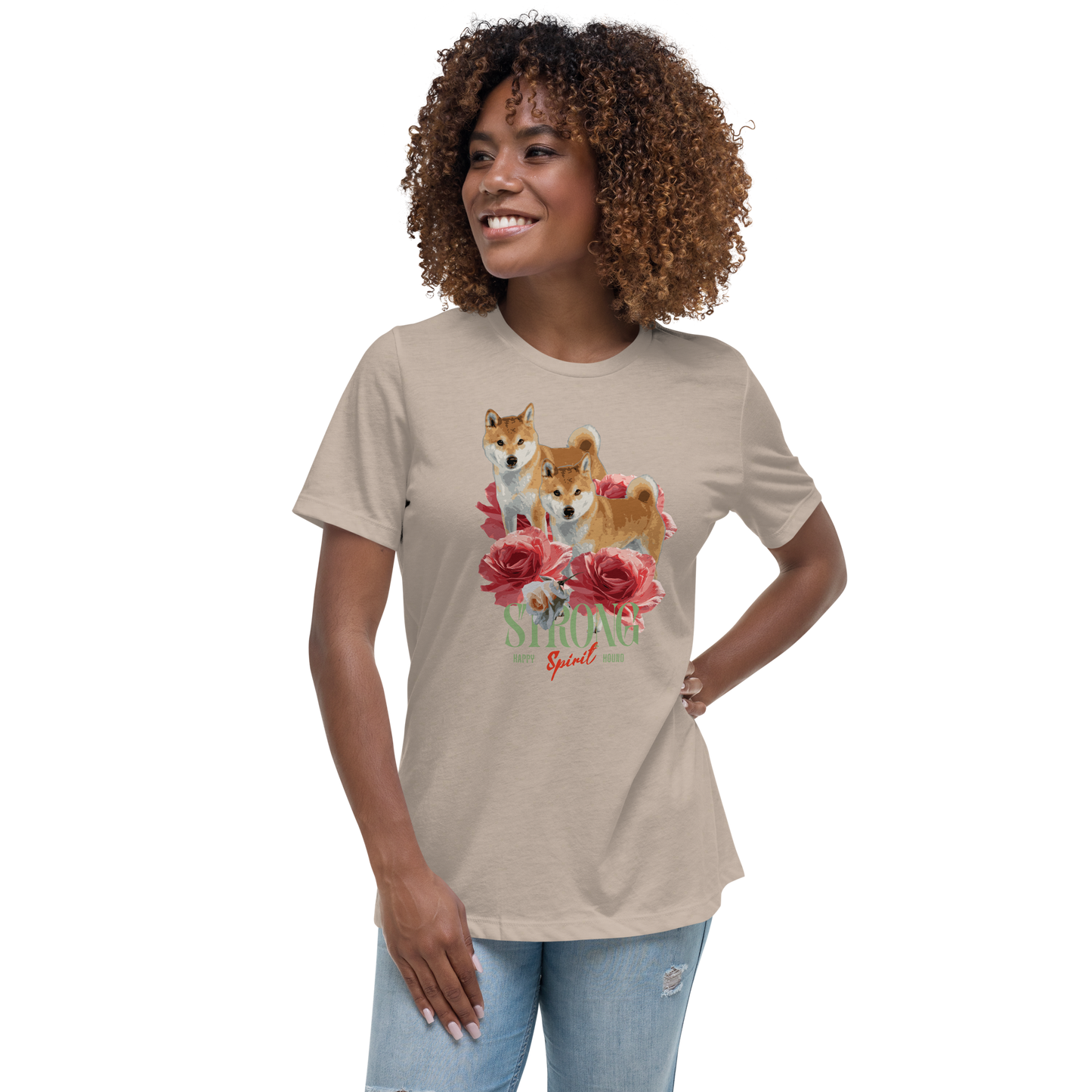 Women's Relaxed Tee - Shiba Inu