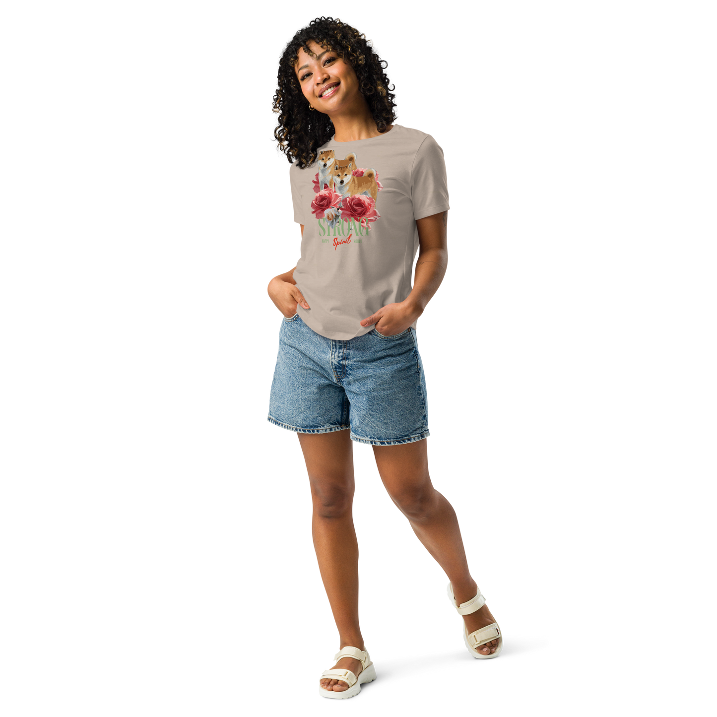 Women's Relaxed Tee - Shiba Inu