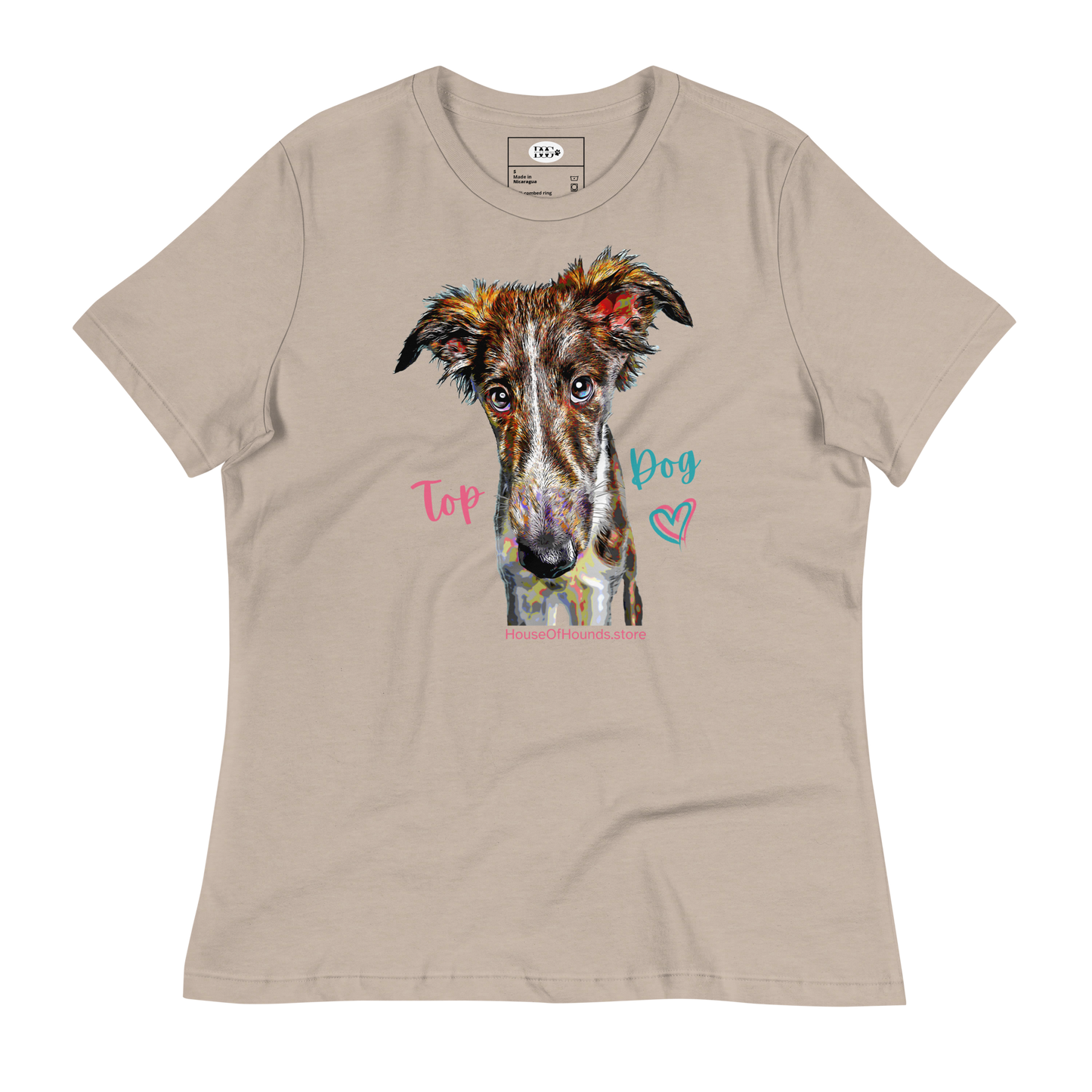 Women's Relaxed Tee - Silken Windhound