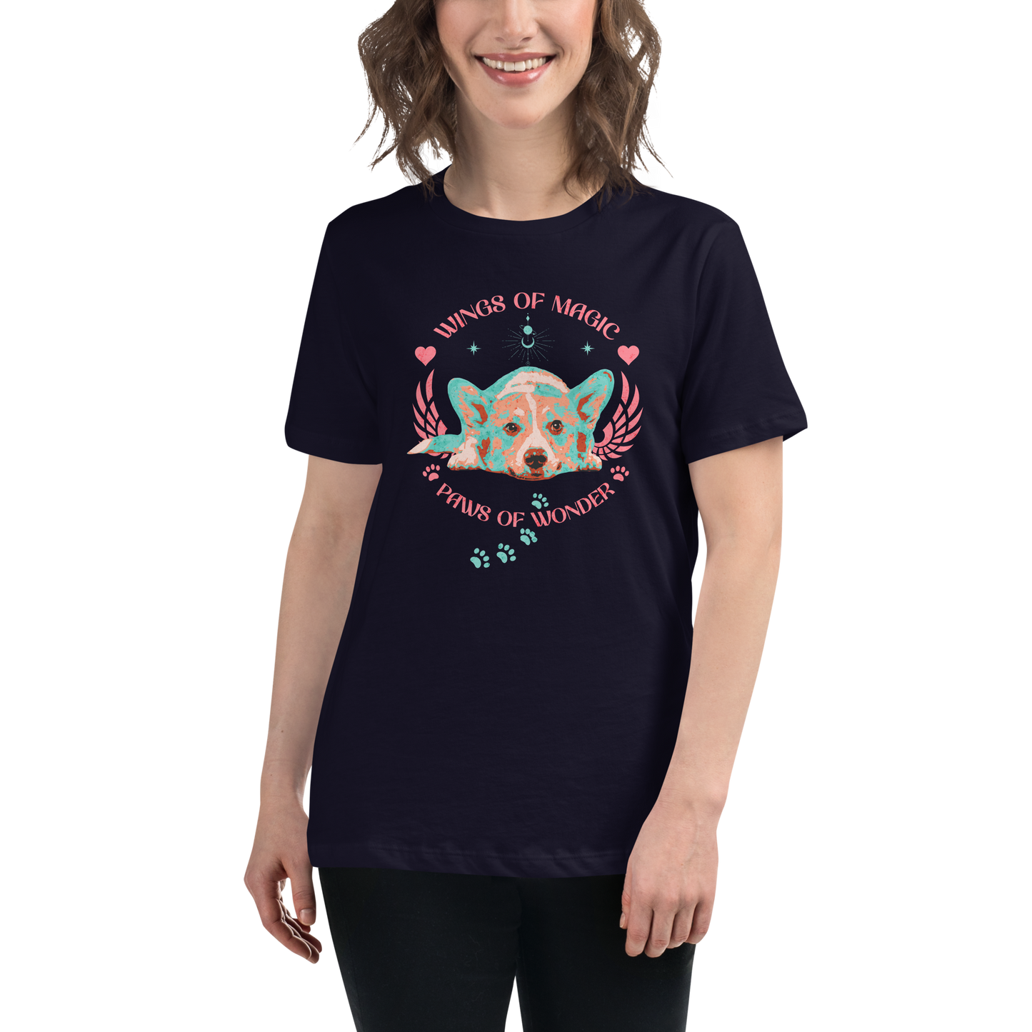 Women's Relaxed Tee - Corgi