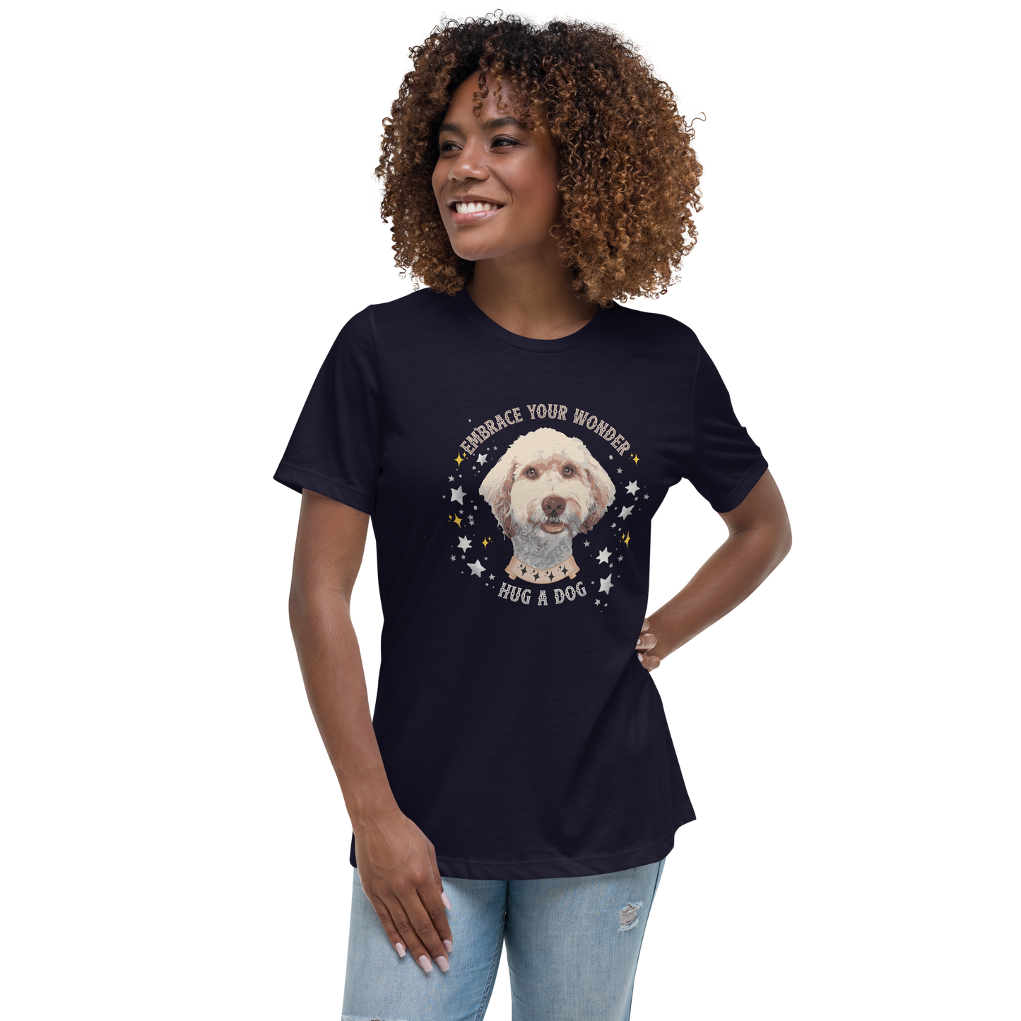 Women's Relaxed Tee - Aussiedoodle