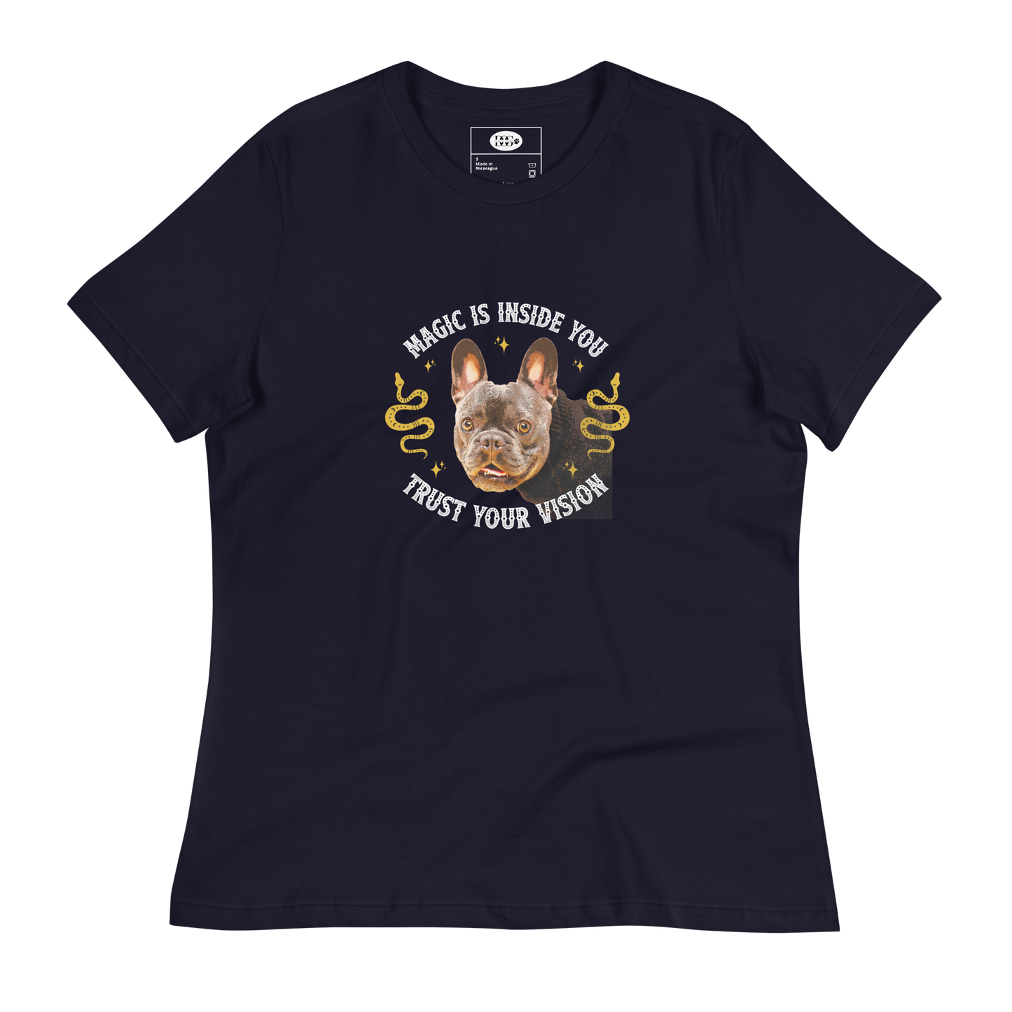 Women's Relaxed Tee - French Bulldog