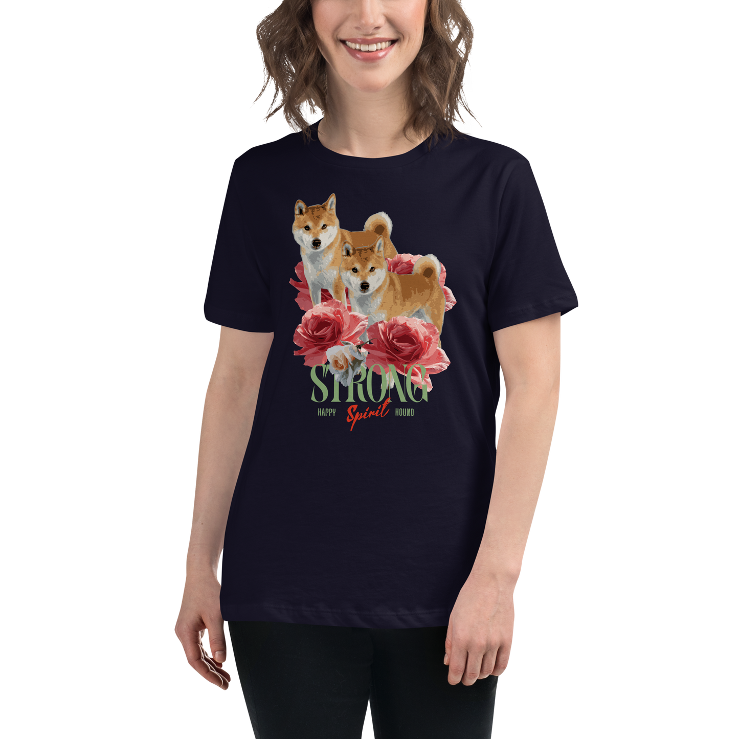 Women's Relaxed Tee - Shiba Inu