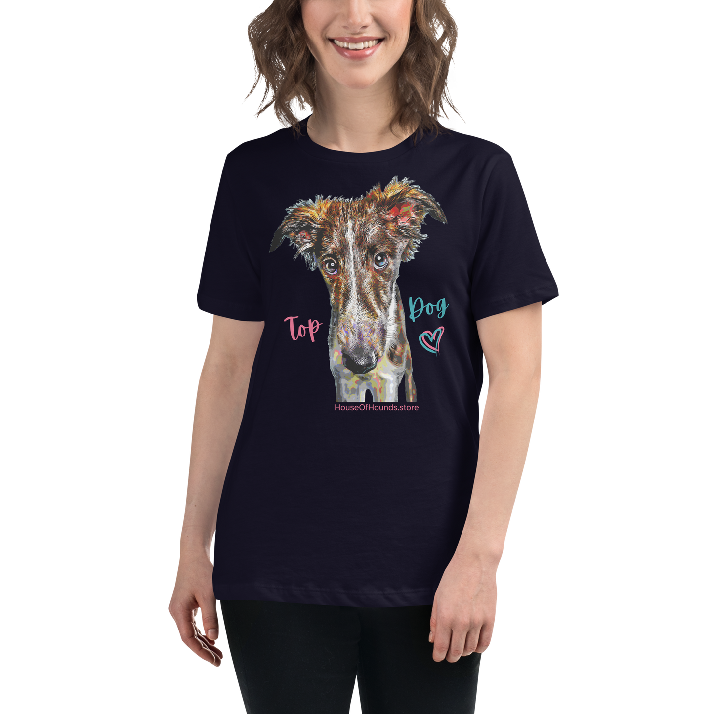 Women's Relaxed Tee - Silken Windhound