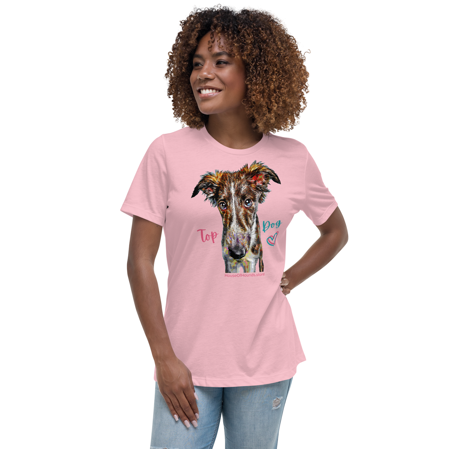 Women's Relaxed Tee - Silken Windhound