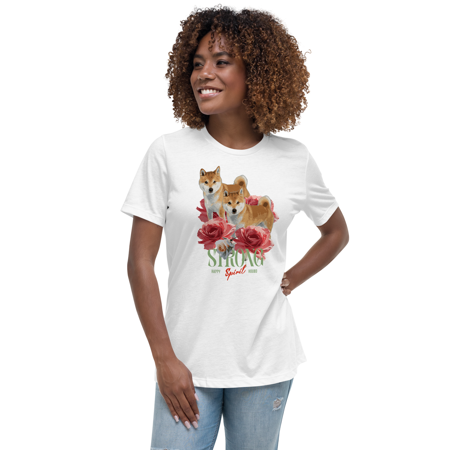Women's Relaxed Tee - Shiba Inu