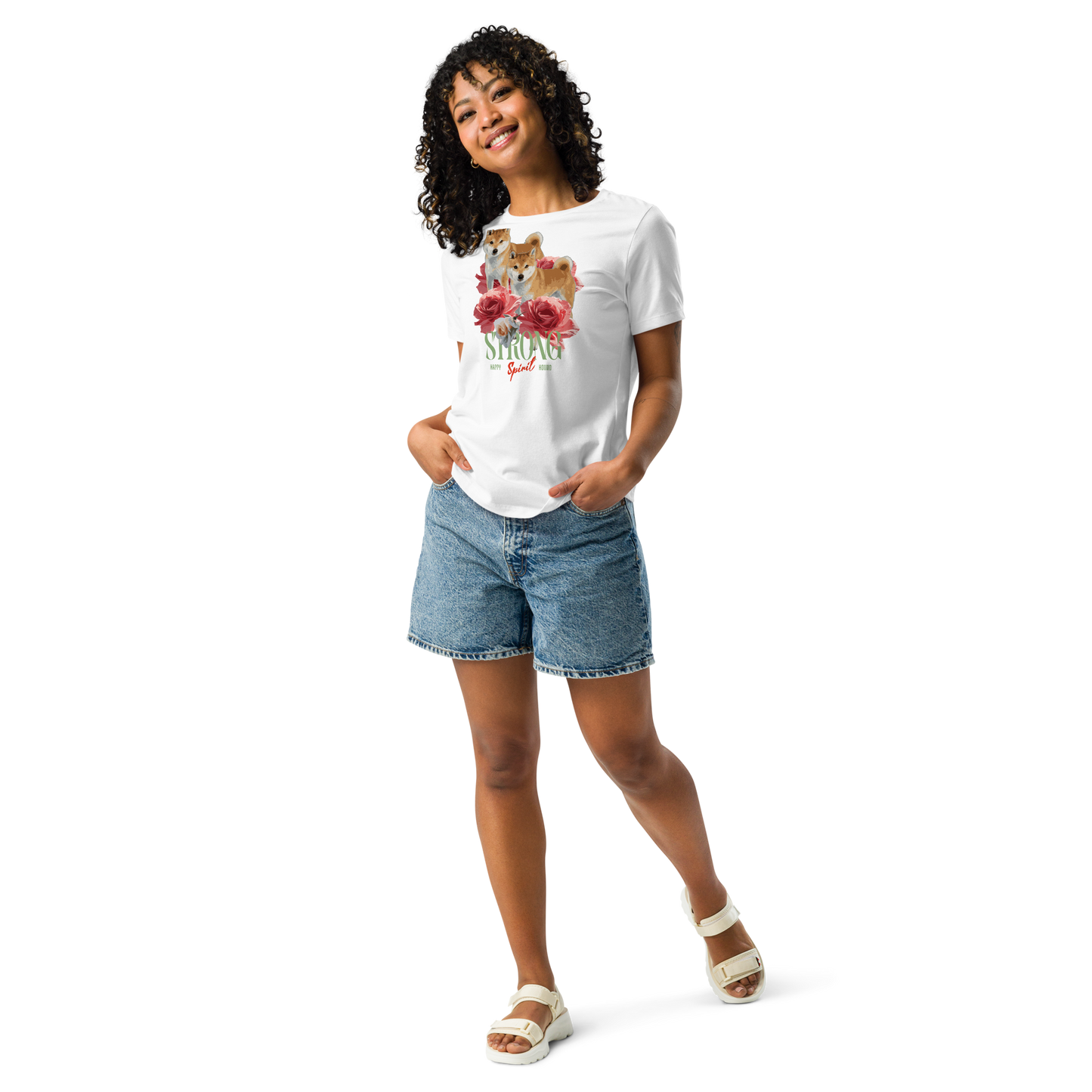Women's Relaxed Tee - Shiba Inu